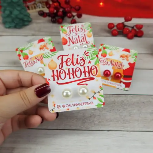 Tag com Brinco- Natal