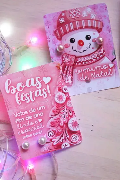 Tag com Brinco- Natal