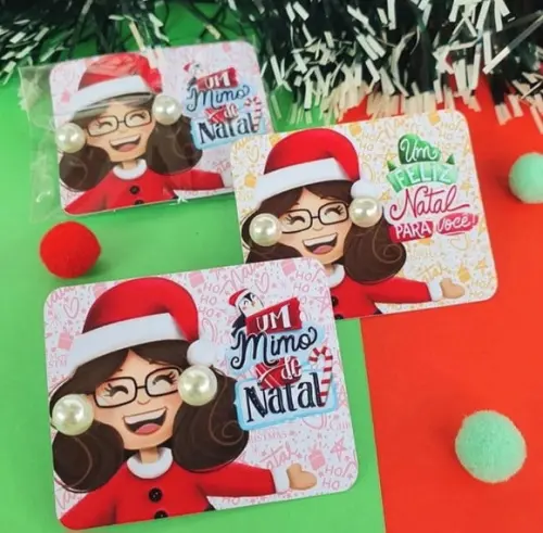 Tag com Brinco- Natal