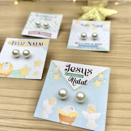 Tag com Brinco- Natal