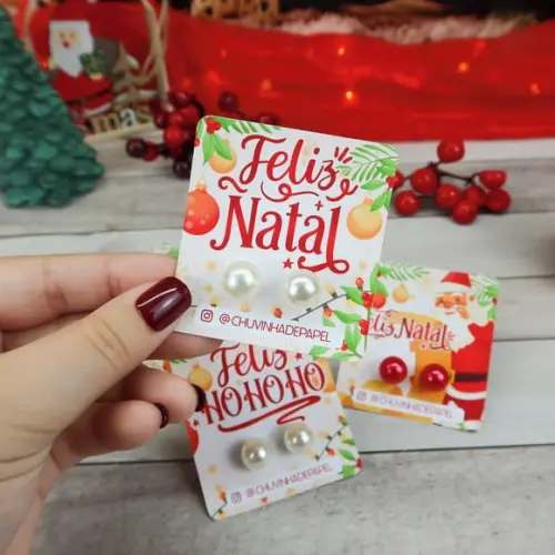Tag com Brinco- Natal