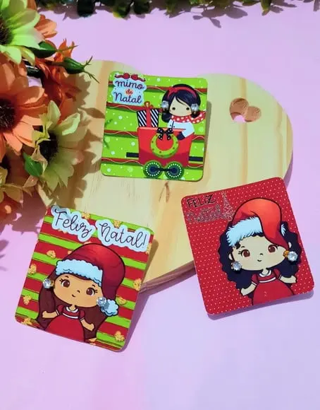 Tag com Brinco- Natal
