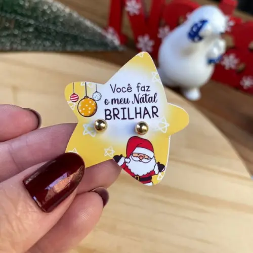 Tag com Brinco- Natal