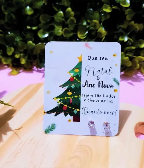 Tag com Brinco- Natal