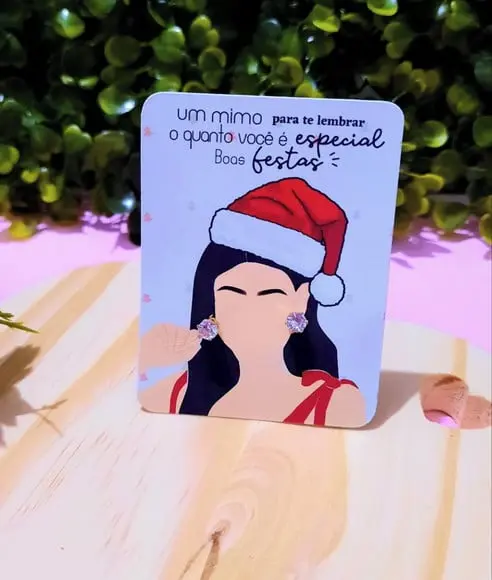 Tag com Brinco- Natal