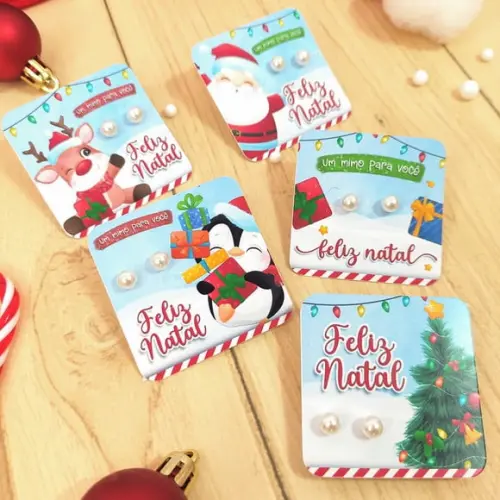 Tag com Brinco- Natal