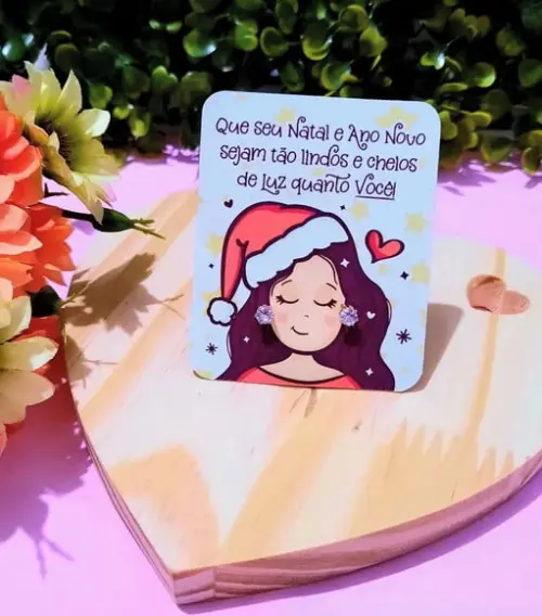 Tag com Brinco- Natal
