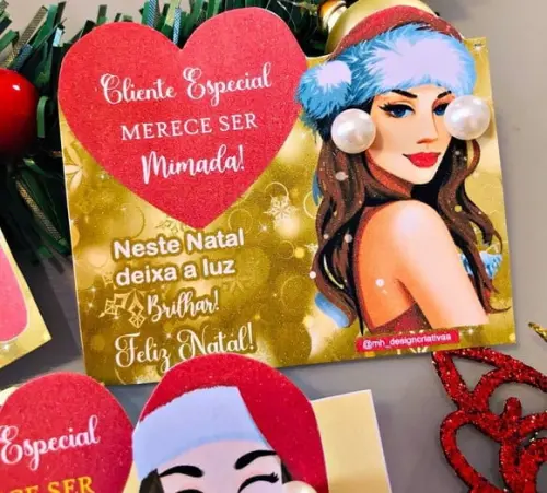 Tag com Brinco- Natal