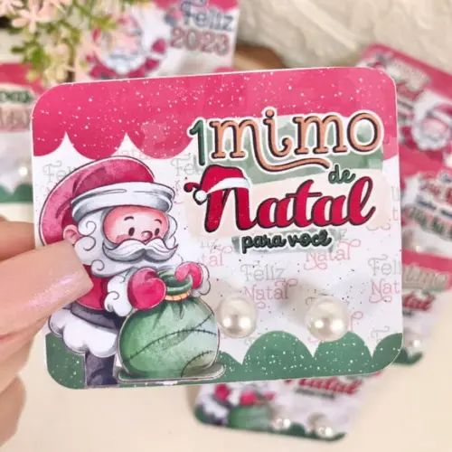Tag com Brinco- Natal