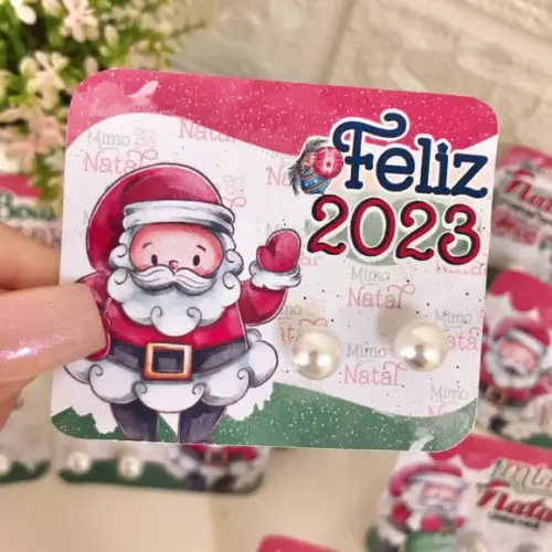 Tag com Brinco- Natal