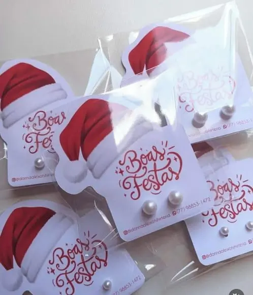 Tag com Brinco- Natal