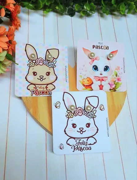 Tag com Brinco- Páscoa
