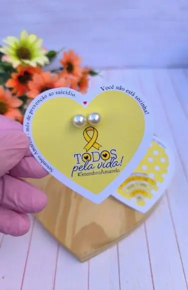 Tag com Brinco- Setembro Amarelo