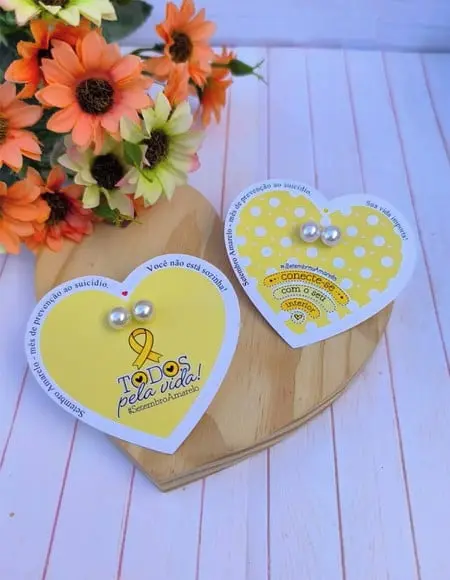 Tag com Brinco- Setembro Amarelo