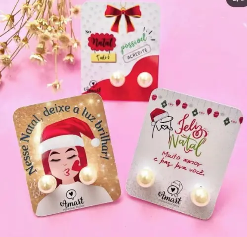 Tag com Brinco-feliz Natal/boas Festas
