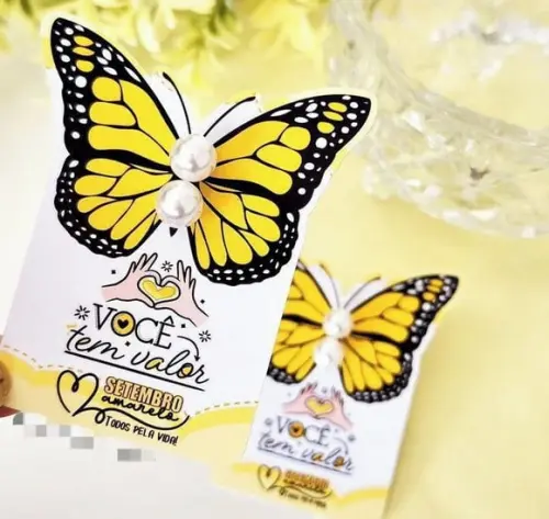 Tag com Brinco- Setembro Amarelo