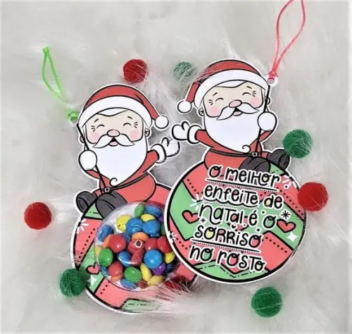 Tag com Coloreti (docinhos)- Natal