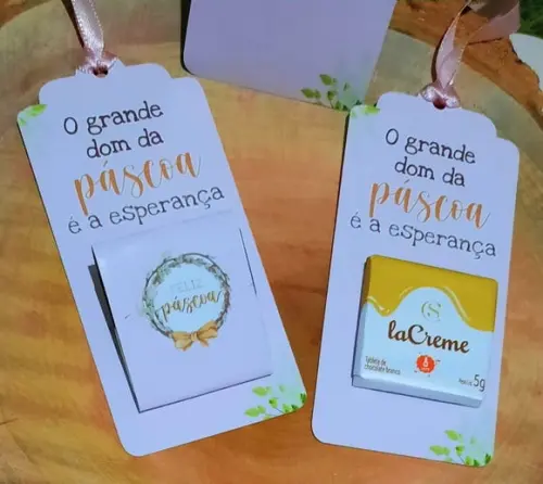 Tag com Chocolatinho Cacau Show 5g- Páscoa