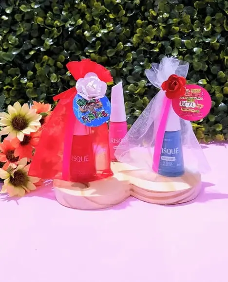 Tag com Esmalte e Mini Lixa- Natal