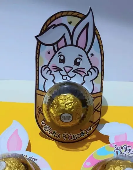 Tag com Ferrero Rocher- Páscoa
