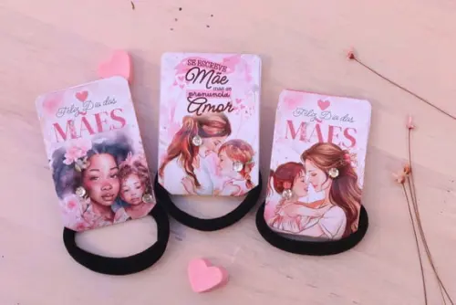 Tag com Xuxinha e Brinco- Dia das Mães