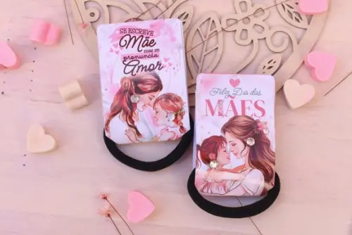 Tag com Xuxinha e Brinco- Dia das Mães
