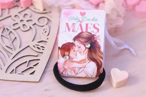 Tag com Xuxinha e Brinco- Dia das Mães
