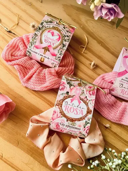 Tag com Xuxinha Scrunch- Outubro Rosa