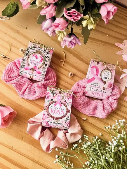 Tag com Xuxinha Scrunch- Outubro Rosa
