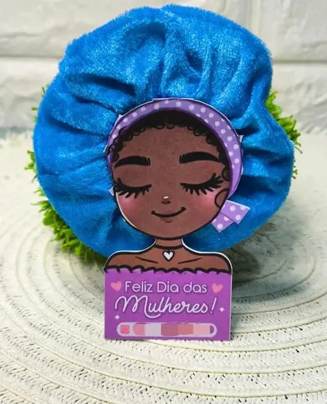 Tag com Xuxinha Scrunchie- Dia da Mulher