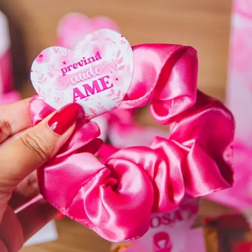 Tag com Xuxinha Scrunch- Outubro Rosa