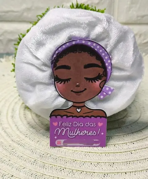 Tag com Xuxinha Scrunchie- Dia da Mulher