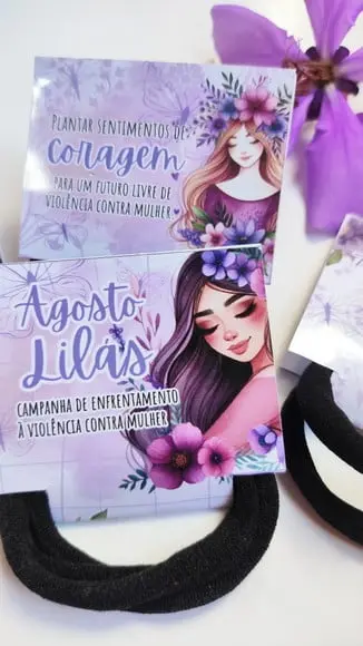 Tag com Xuxinha- Agosto Lilás