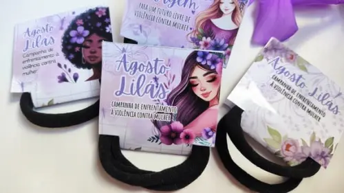 Tag com Xuxinha- Agosto Lilás