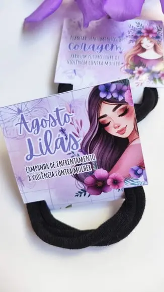 Tag com Xuxinha- Agosto Lilás