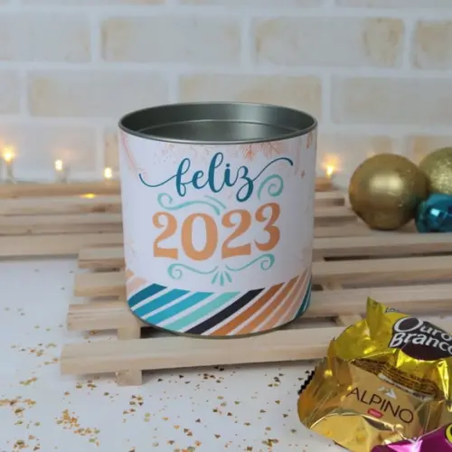 Tubolata (7x10) com 6 Chocolates - Ano Novo 2024