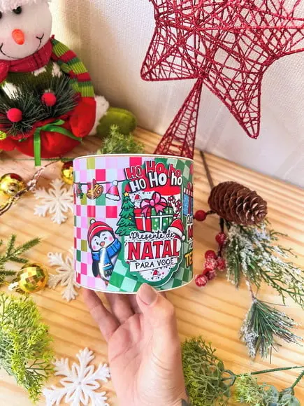 Tubolata (7x10) com 6 Chocolates - Natal