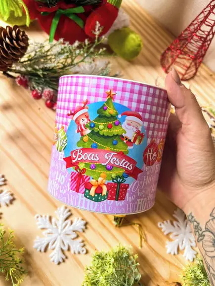 Tubolata (7x10) com 6 Chocolates - Natal