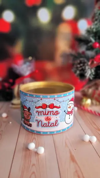 Tubolata (7x10) com 6 Chocolates - Natal