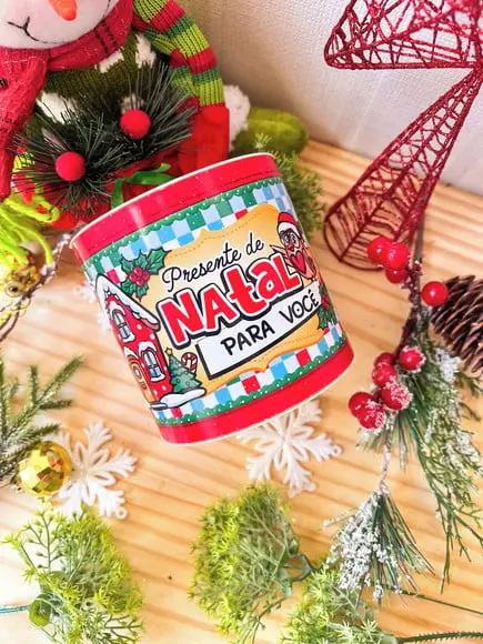 Tubolata (7x10) com 6 Chocolates- Natal