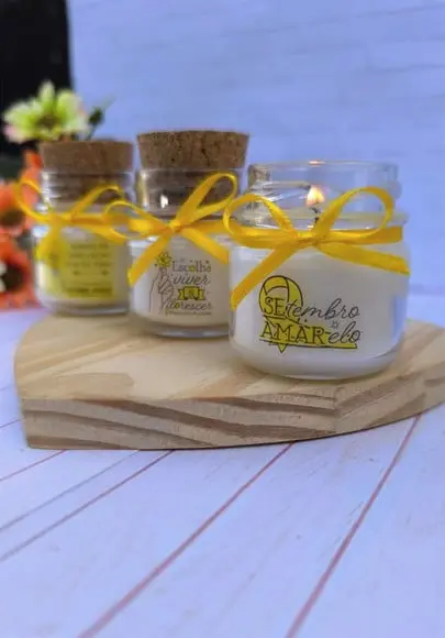 Vela Aromática- Setembro Amarelo
