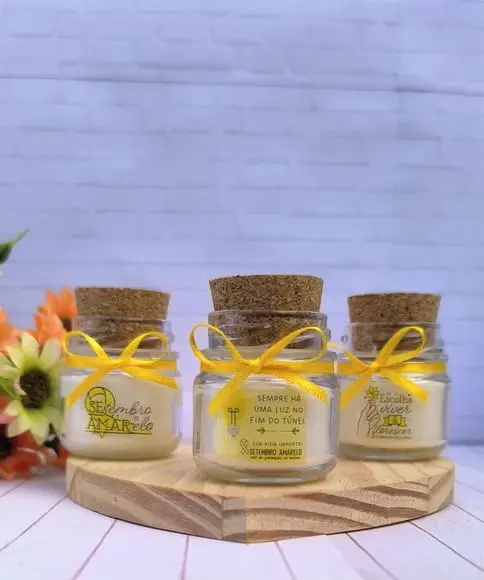 Vela Aromática- Setembro Amarelo