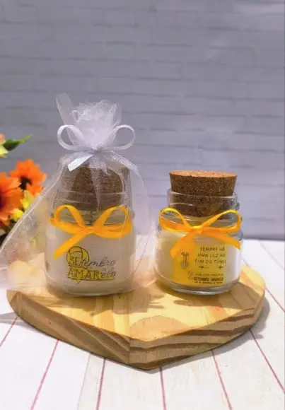 Vela Aromática- Setembro Amarelo