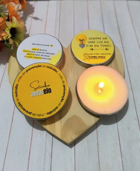 Velinha Aromática- Setembro Amarelo