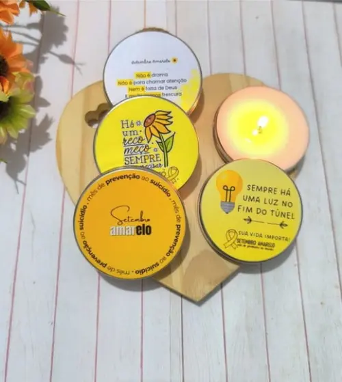 Velinha Aromática- Setembro Amarelo