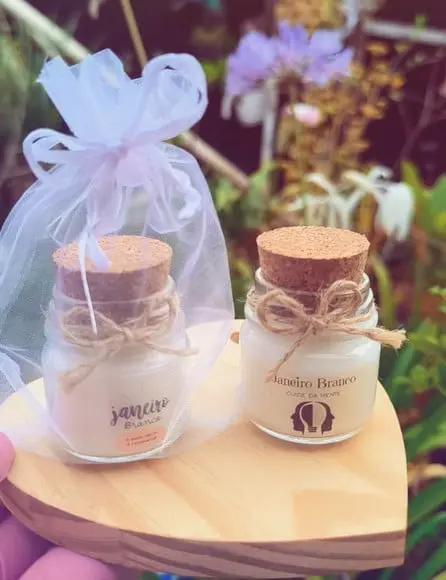 Velinha Aromatizada- Janeiro Branco