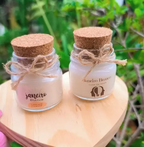 Velinha Aromatizada- Janeiro Branco