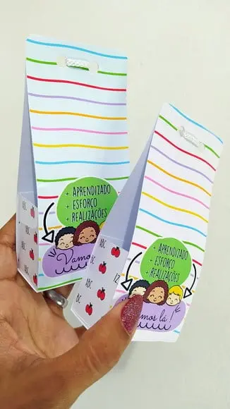 Volta as Aulas- Caixinha com Bombom Ouro Branco