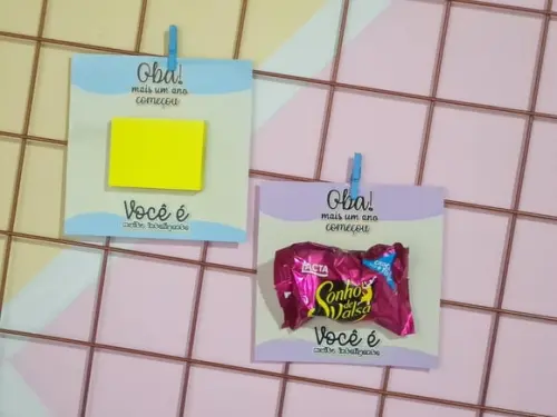 Volta as Aulas- Card com Sonho de Valsa