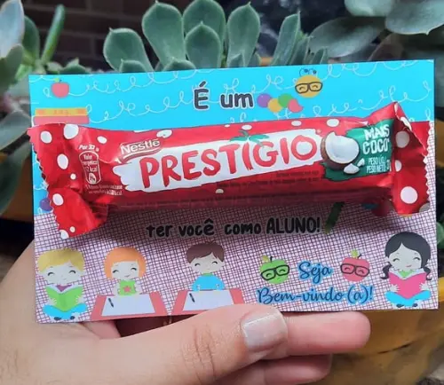 Volta as Aulas- Cartão com Prestígio